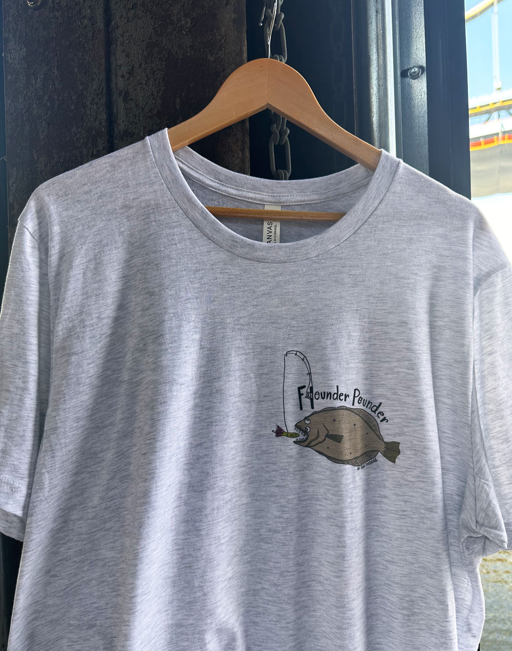 Flounder Pounder shirt Ana Thorne Creative